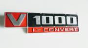 Marchio " V1000 Convert " Targhetta Fianchetto per Moto Guzzi V1000 Convert