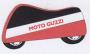 Coprimoto Tessuto TNT Rosso Nero Uso Interno per Moto Guzzi 850 -1000 -1100 -1200 -